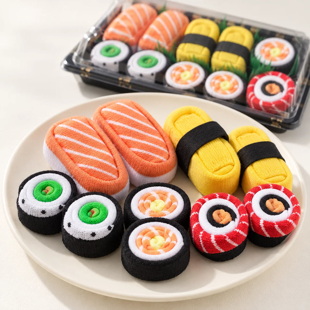 Lovelle Sushi – Sushi-strømper i gaveæske