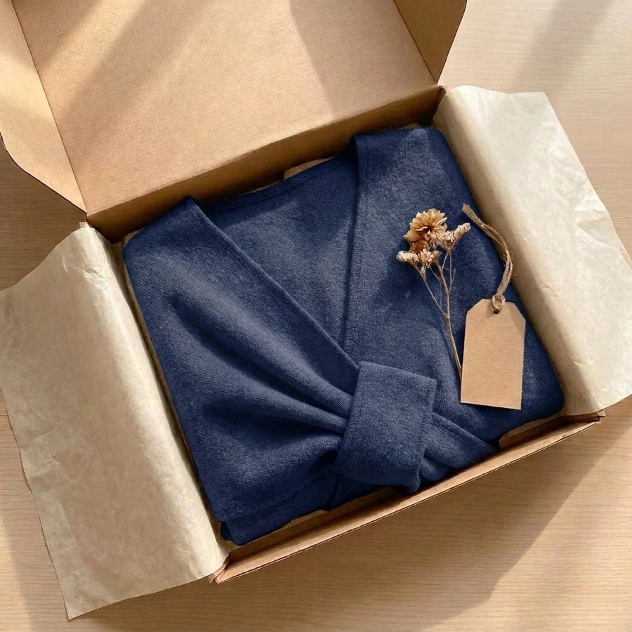 Lovelle Poncho – Fjäderlätt poncho i twillbomull