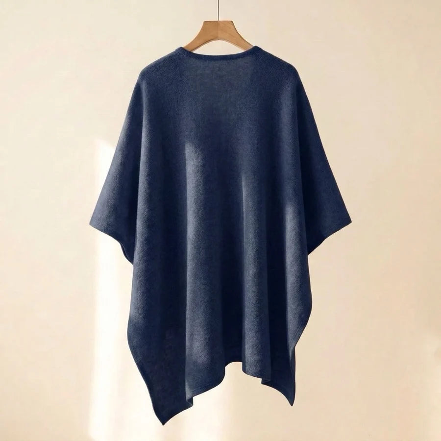 Lovelle Poncho – Fjäderlätt poncho i twillbomull