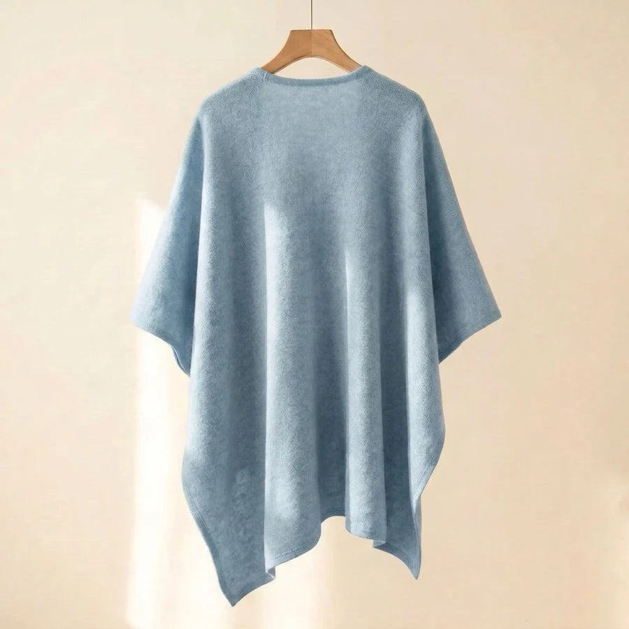 Lovelle Poncho – Fjäderlätt poncho i twillbomull