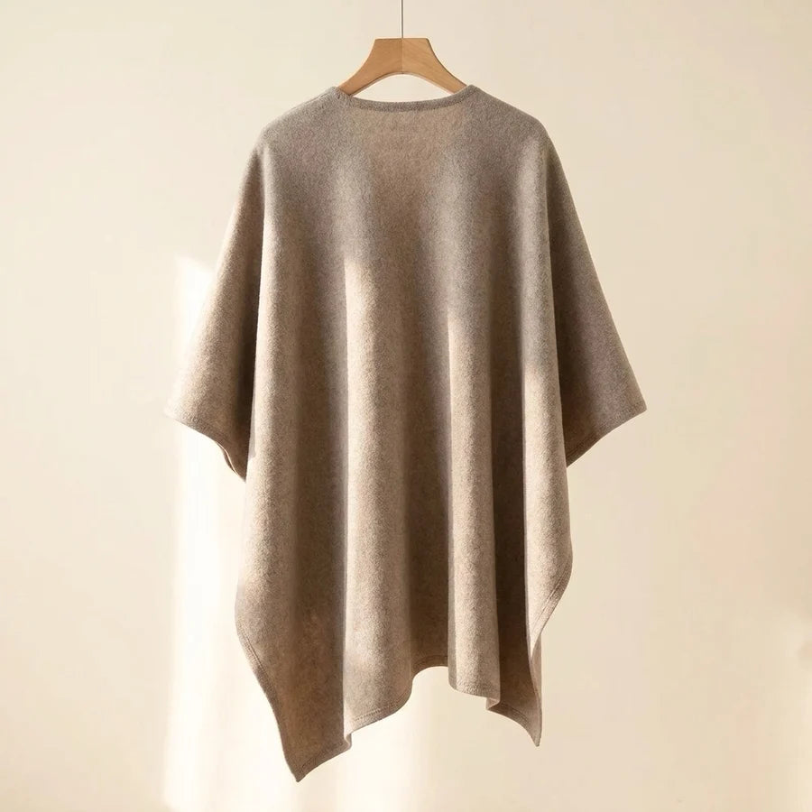 Lovelle Poncho – Fjäderlätt poncho i twillbomull