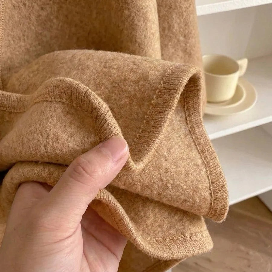 Lovelle Poncho – Fjäderlätt poncho i twillbomull