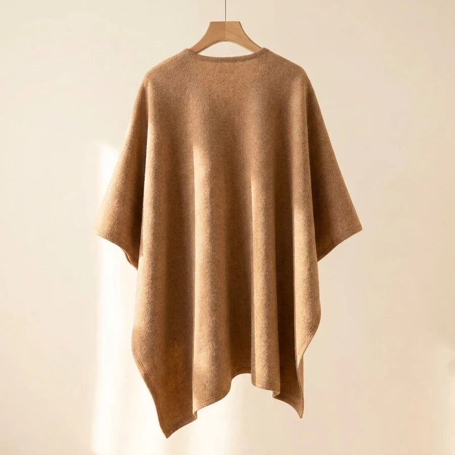 Lovelle Poncho – Fjäderlätt poncho i twillbomull