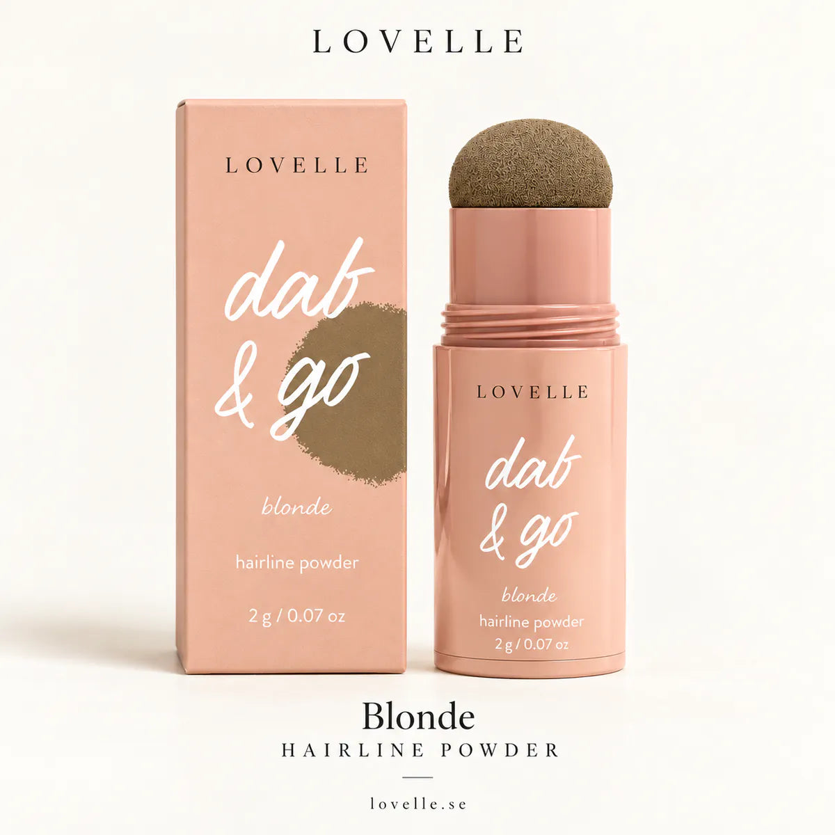 Lovelle Dab & Go i nuancen Blonde med æske