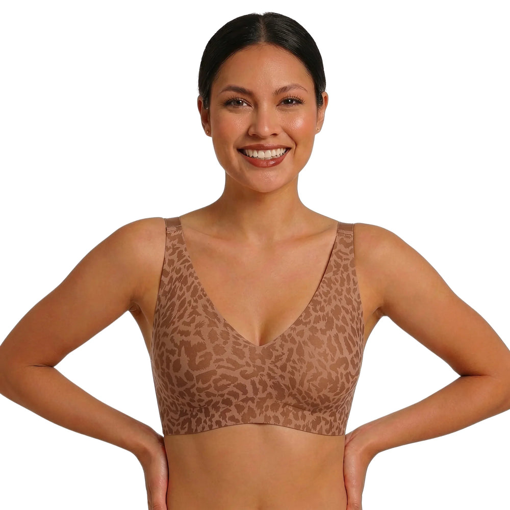 Lovelle Skin sömlös bygellös BH i nude med slät passform under kläderna
