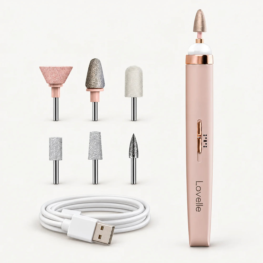 Lovelle Nail Pro – elektrisk manicure- & pedicuresæt