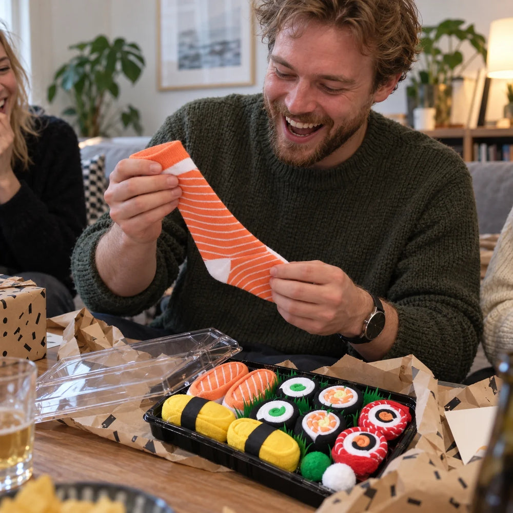 Lovelle Sushi – Sushi-strømper i gaveæske