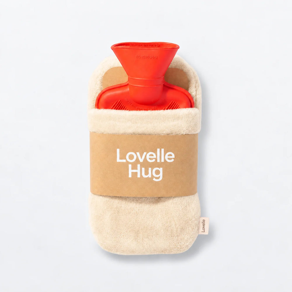 Lovelle Hug – Bærbar varmedunk med bælte
