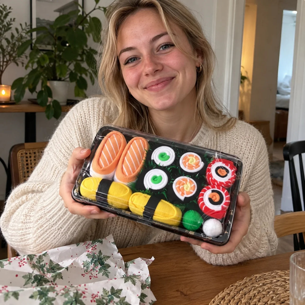 Lovelle Sushi – Sushi-strømper i gaveæske