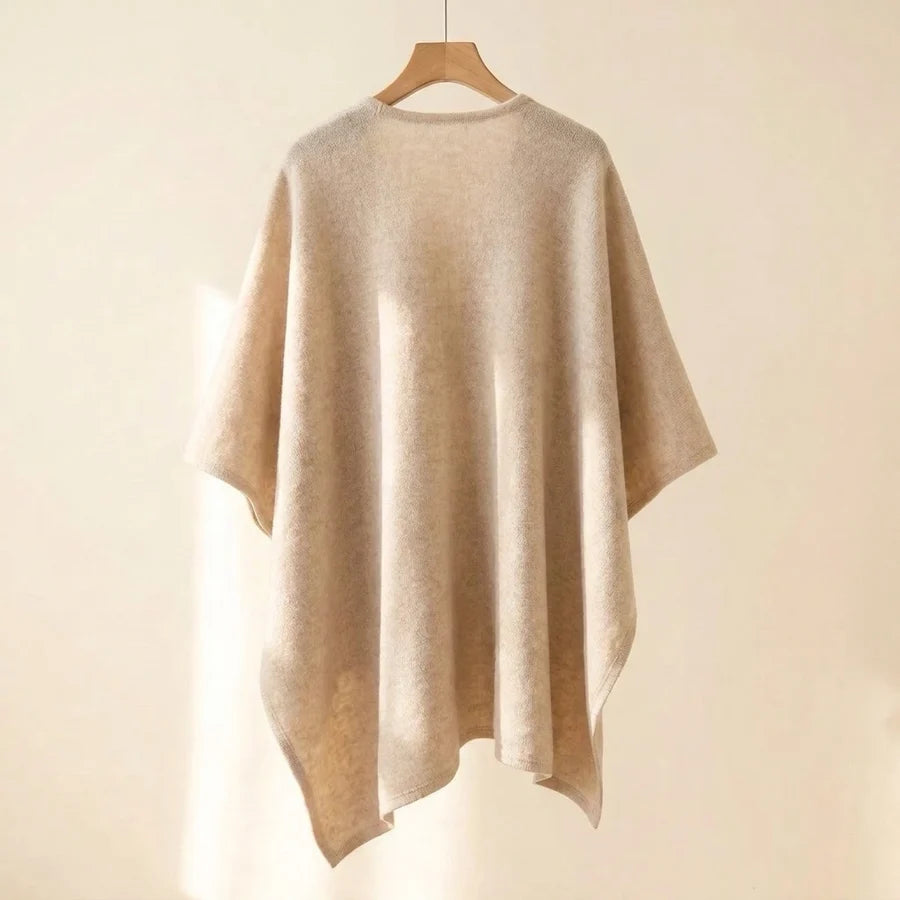 Lovelle Poncho – Fjäderlätt poncho i twillbomull