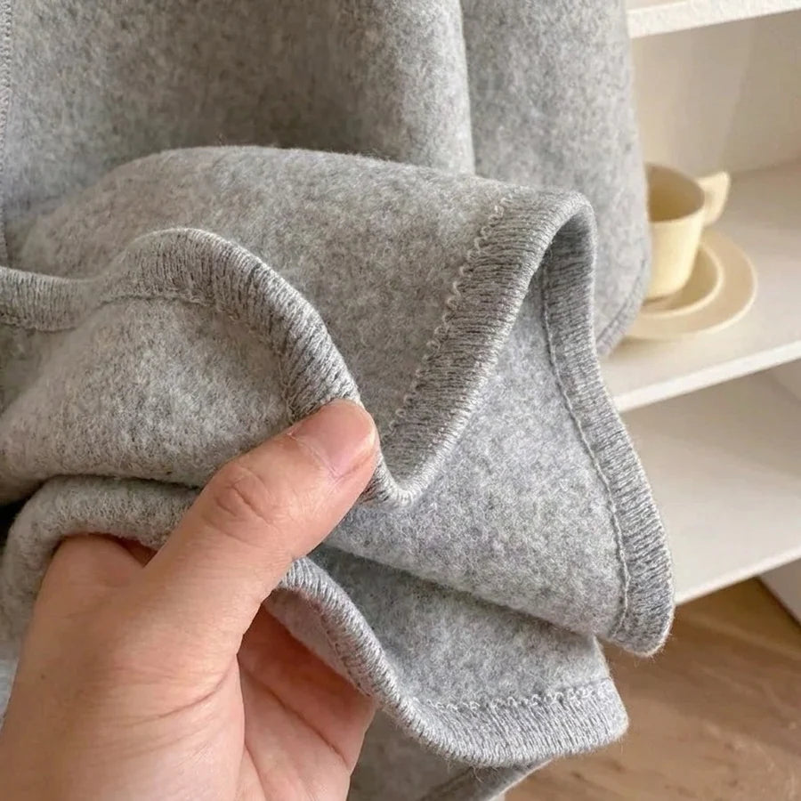 Lovelle Poncho – Fjäderlätt poncho i twillbomull