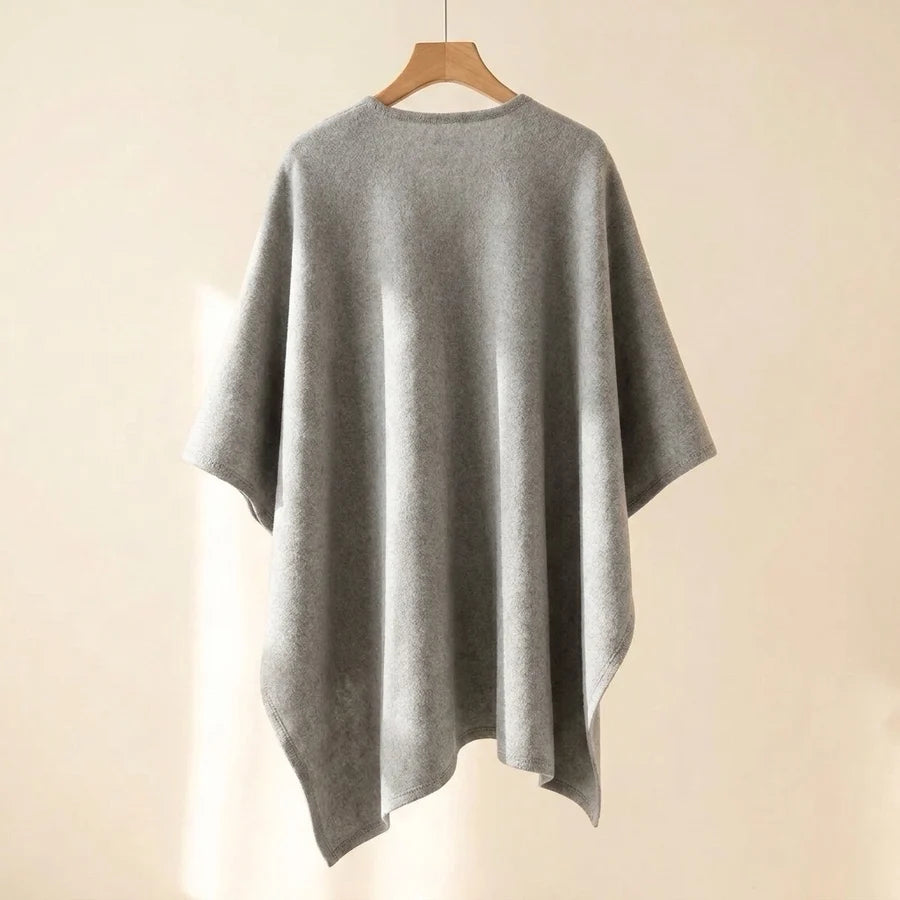 Lovelle Poncho – Fjäderlätt poncho i twillbomull