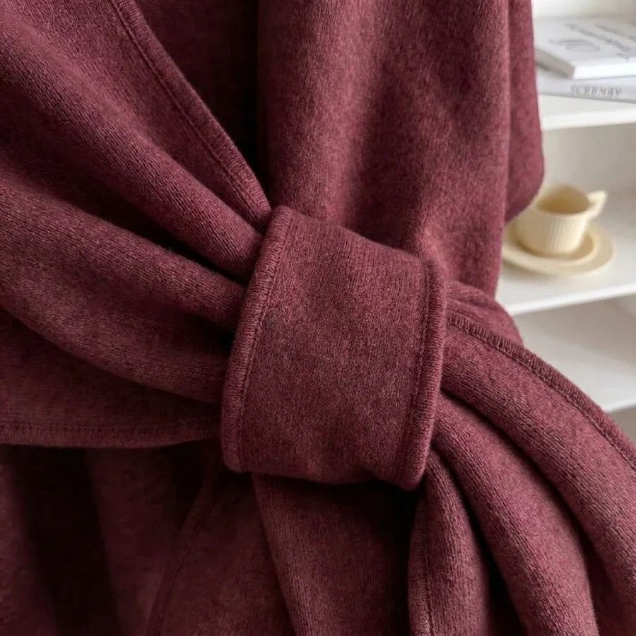 Lovelle Poncho – Fjäderlätt poncho i twillbomull