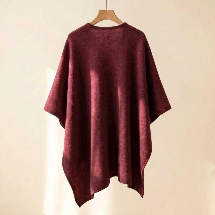 Lovelle Poncho – Fjäderlätt poncho i twillbomull