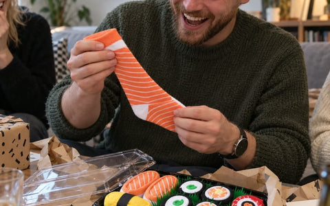 Kundebillede af sushistrømper