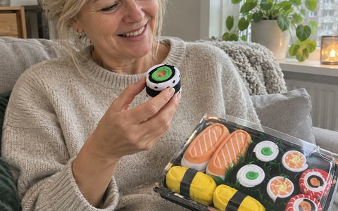 Kundebillede af sushistrømper