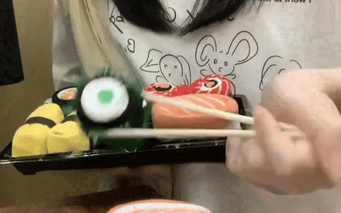 Kundebillede af sushistrømper